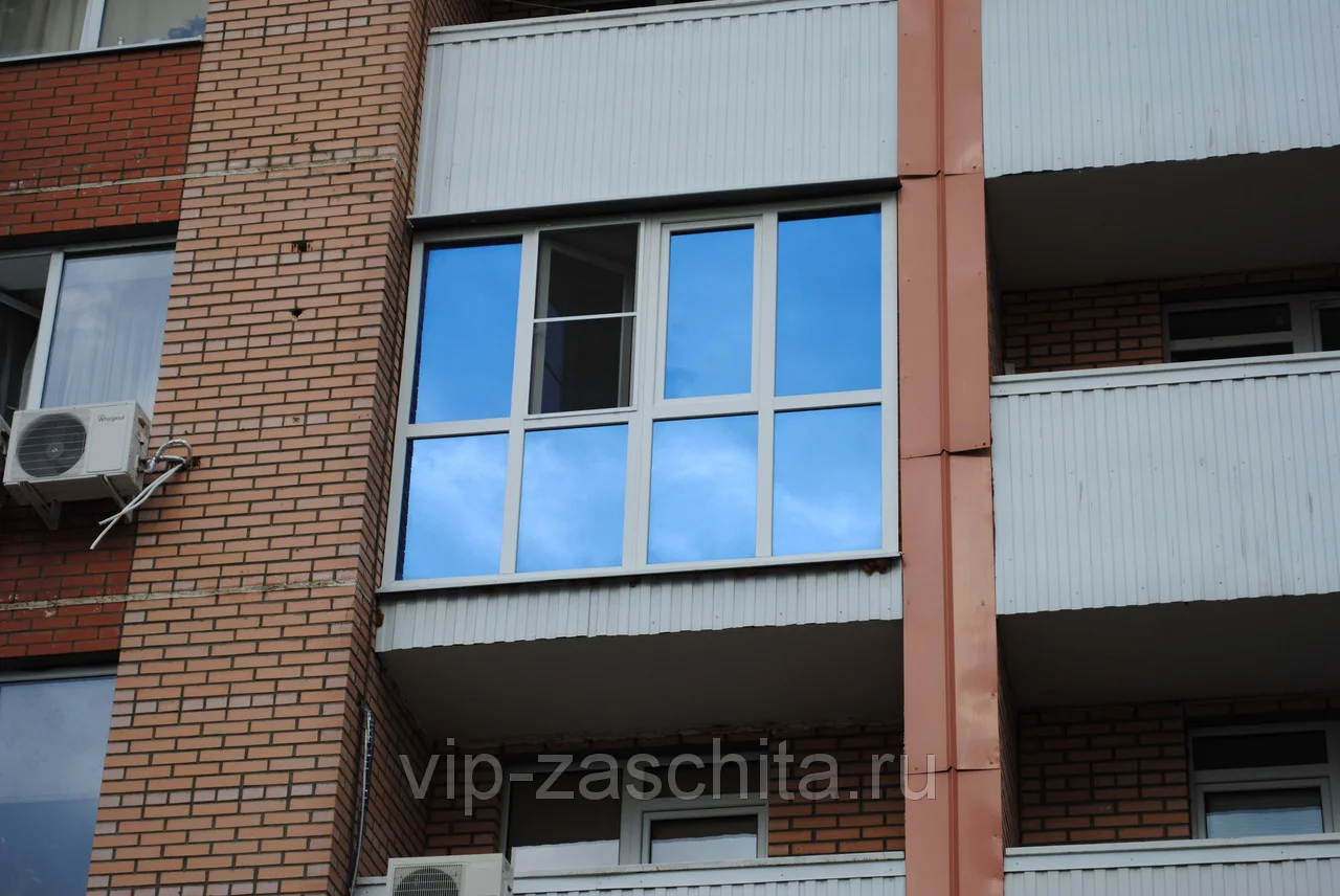 Тонирование оконных стекол, балконов, лоджий солнцезащитной плёнкой - Фотография №1